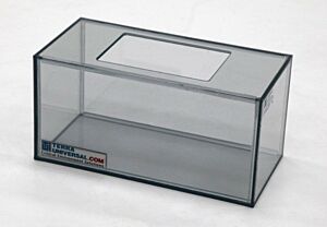 Dispenser; Cleanroom Hat, Static Dissipative PVC, 12"W x 6"D x 6"H, 1 Compartment, Benchtop