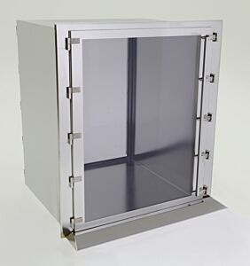 Pass-Through; CleanMount® CleanSeam™, 36" W x 36" D x 48" H ID, Center Floor Mount, 304 or 316 Stainless Steel