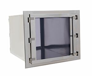 Pass-Through; BioSafe® CleanMount, 24" W x 36" D x 24" H ID, Flush Wall Mount, 304 or 316 Stainless Steel
