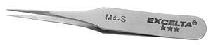 SMD Tweezer, "Micromette" Tapered Point; w/Extra Fine Tip, Excel 3-Star Line, SS