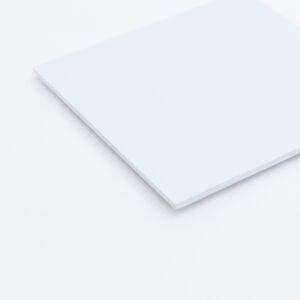 Polypropylene Sheet; White, 4' x 8', 1/2" Thick