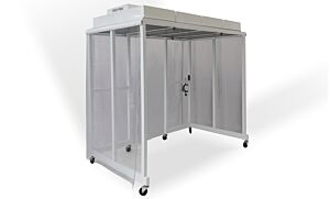 Hood; Portable CleanBooth; Vertical Airflow, ISO 5, Vinyl, Knock-Down, 102" W x 52.25" D x 96.5" H, 120 V