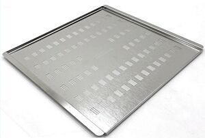 Shelf; Perforated, 304 Stainless Steel, 15.875" W x 14.75" D x 0.5" H, for Adjust-A-Shelf or Smart® Desiccators