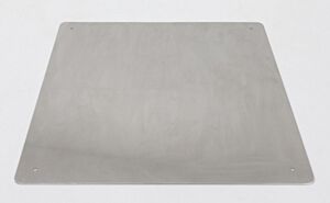 Shield; Non-Perforated, 304 Stainless Steel, 21"W x 20"D