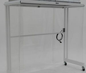Side Softwall Panel Kit; for 6' x 2' Portable CleanBooth, Anti-Static PVC Panels