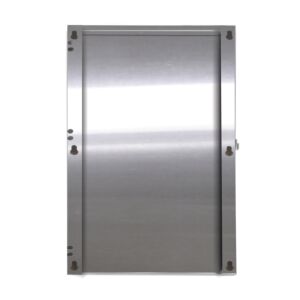 Safety Glasses Holder; BioSafe® 304 Stainless Steel, 14.126" W x 6.25" D x 26.021" H, 32 Compartments, Wall Mount