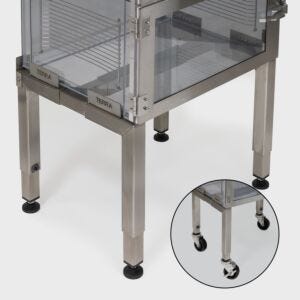 Adjustable Stand; 304 Stainless Steel, 12" - 18"W x 12" - 18"D x 5.5"H