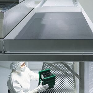 Cleanroom Ceiling Panel; 2' x 2', 304 Stainless Steel