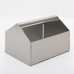 Cleanroom Supply Holder; 304 Stainless Steel, Closed Sides, 12" W x 9" D x 8" H
