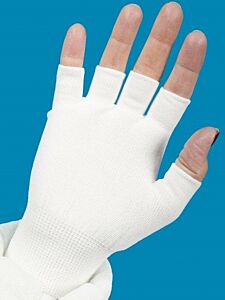 Glove Liner; One Size Fits All, Half Finger, Nylon, ISO 6, ISO 7, ISO 8, Valutek