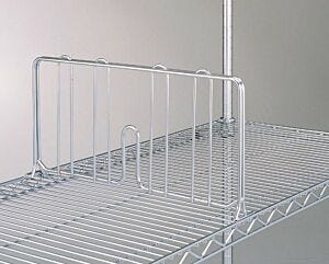 Shelf Divider for 30"D Wire Shelves; 304 Stainless Steel, 8"H, InterMetro, Super Erecta