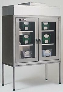 Laminar Flow Cabinet; HEPA-Filtered, 304 Stainless Steel, 36.1" W x 24.1" D x 61.7" H