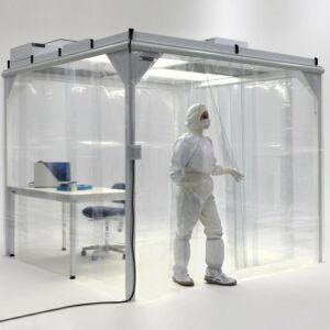 ValuLine™ Cleanroom; Softwall, 6'W x 6'D x 8'H