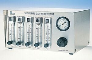 Gas Distributor; Multi-Channel, 1 Flowmeter, 2-20 SCFH