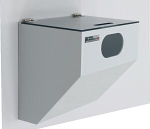 Dispenser; Glove, Polypropylene, 16.5"W x 13"D x 17"H, 1 Compartment, Wall Mount