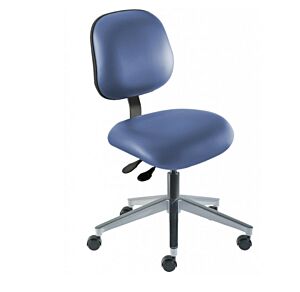 Chair; ISO 8, Blue, Aluminum, 17" - 22", W/O Footring, Elite EEW-L-RC, BioFit