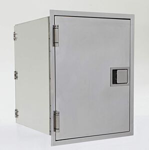 Pass-Through; CleanSeam™ Fire-Rated, 18" W x 18" D x 24" H ID, Flush Wall Mount, 304 Stainless Steel