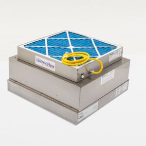 Fan Filter Unit; WhisperFlow, 2'x2', ULPA, 120 V, Stainless Steel, BioSafe®