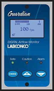 Airflow Monitor; Guardian, Digital, Labconco, 120V