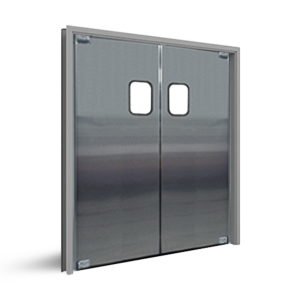 The Eliason® Stainless Steel EHH-3 High Traffic Double Doors