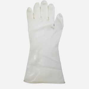 ISO 5 Glovebox Gloves; Unlined, Butadyl, Size 8, 27 mil, 10" dia. Port