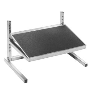 Footrest; Chrome-Plated Steel, 20" W x 11" D x 11" H, ISO 7, Adjustable, BioFit
