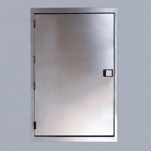 Access Door; Fire-Rated, Insulated, for Pass-Throughs, 38" W x 2.5" D x 50" H, Stainless Steel Frame