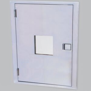 Access Door; Fire-Rated, Insulated, for Pass-Throughs, 26" W x 2.6" D x 26" H, Stainless Steel Frame