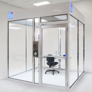 Cleanroom; Hardwall, Modular, Clear Acrylic Panels, 304 Stainless Steel Frame