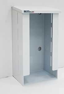 Dispenser; Apparel, Polypropylene, 14.25"W x 10.25"D x 29.75"H, 1 Compartment, Wall Mount