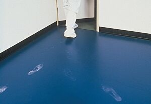 Clean-Zone Floor Covering;  78" W x 240" L Roll, Blue