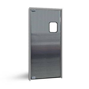 The Eliason® Stainless Steel DSP-3 High Traffic Single Door