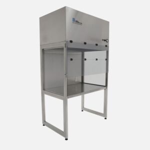 Hood; ValuLine Vertical Laminar Flow Station, 304 Stainless Steel, Static-Dissipative PVC, 52" W x 32" D x 91" H, 120 V