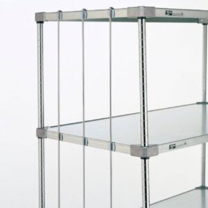 Shelf Rod for Wire Shelves; Chrome-Plated Steel, 84"H, InterMetro, Super Erecta