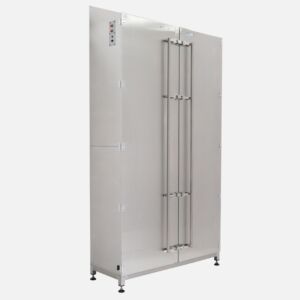Desiccator; Double Solid Doors, Stainless Steel, 48" W x 18" D x 87.5" H, Series 300