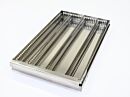Tray; Non-Perforated, 304 Stainless Steel, Large-Width, 15