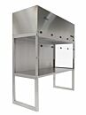 Hood; ValuLine Vertical Laminar Flow Station, 304 Stainless Steel, Static-Dissipative PVC, 76