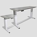 Work Station, ErgoHeight; 304 Stainless Steel, Solid Top, 48