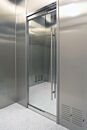 Pre-Hung All-Glass Cleanroom Door System, Manual Single Right Swing, 36