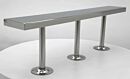 BioSafe® Gowning Bench; 304 Stainless Steel, Solid Top, 60