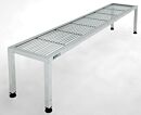 Gowning Bench; 304 Stainless Steel, Rod Top, 82