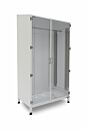 Garment Cabinet; 304 SS, SDPVC Windows, No Overhead Storage, 40