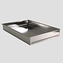 Tray; Non-Perforated, 304 Stainless Steel, 13.75