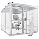 ValuLine™ Cleanroom; Hardwall, Clear Acrylic Panels, 10'W x 6'D x 8'H