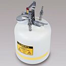 Justrite TF12752 Quick-Disconnect Safety Can; 2 gal, Stainless Steel, 12