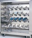 Chemical Storage Safety Cabinet; Self-Closing Double Door, 304 Stainless Steel, 56