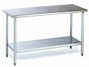 Table; 304 Stainless Steel, Solid Top, 72