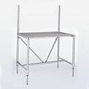 Table; 304 Stainless Steel, Perforated Top, 60
