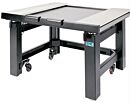 Vibration-Free Table, 63500 Series, Stainless Steel Laminate, Solid Top, 60
