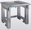 Vibration-Free Table; 63600 Series, Electropolished Stainless Steel, Solid Top, 35